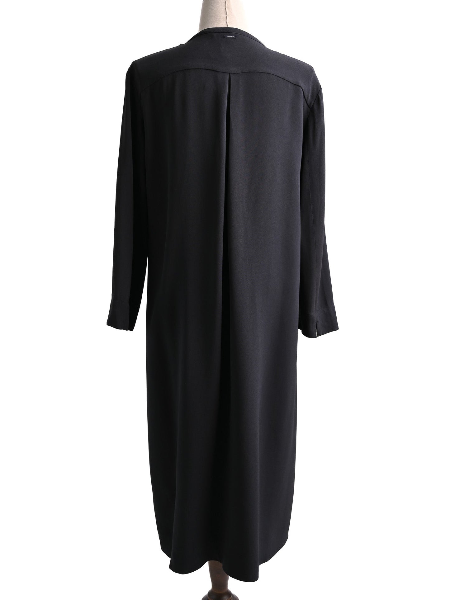 max mara black cotton dress size m excellent condition