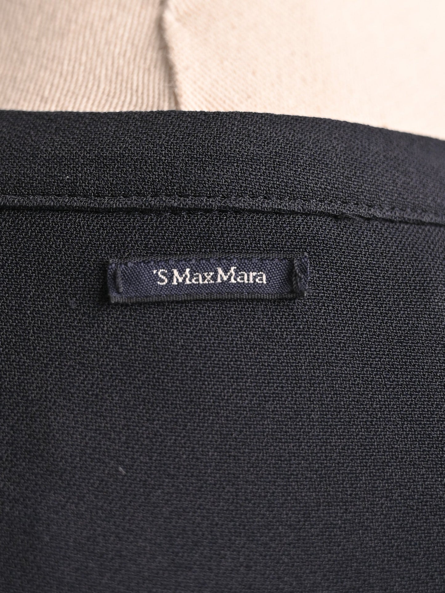 max mara black cotton dress size m excellent condition