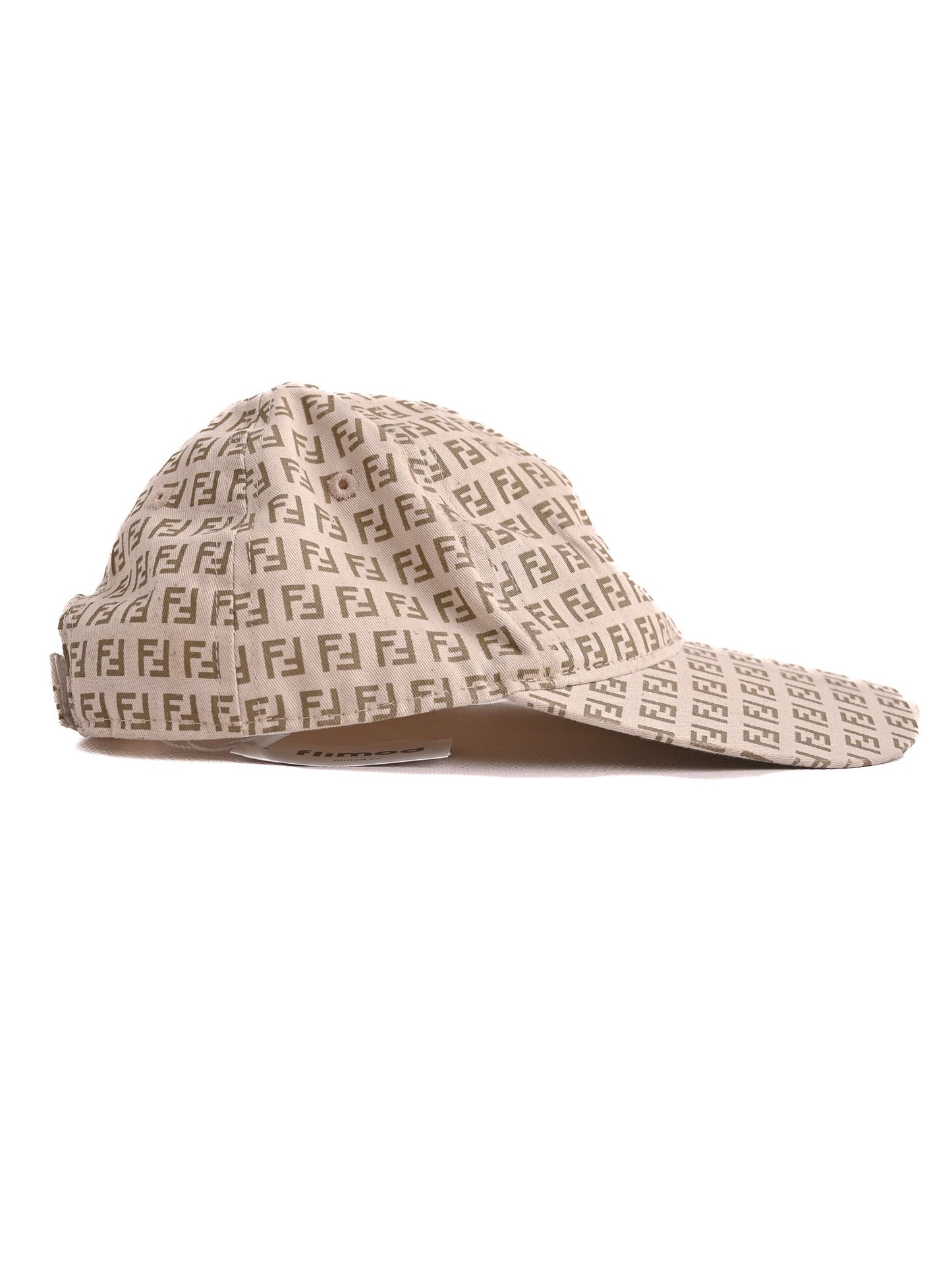 excellent fendi gray cotton baseball cap for kids with logos