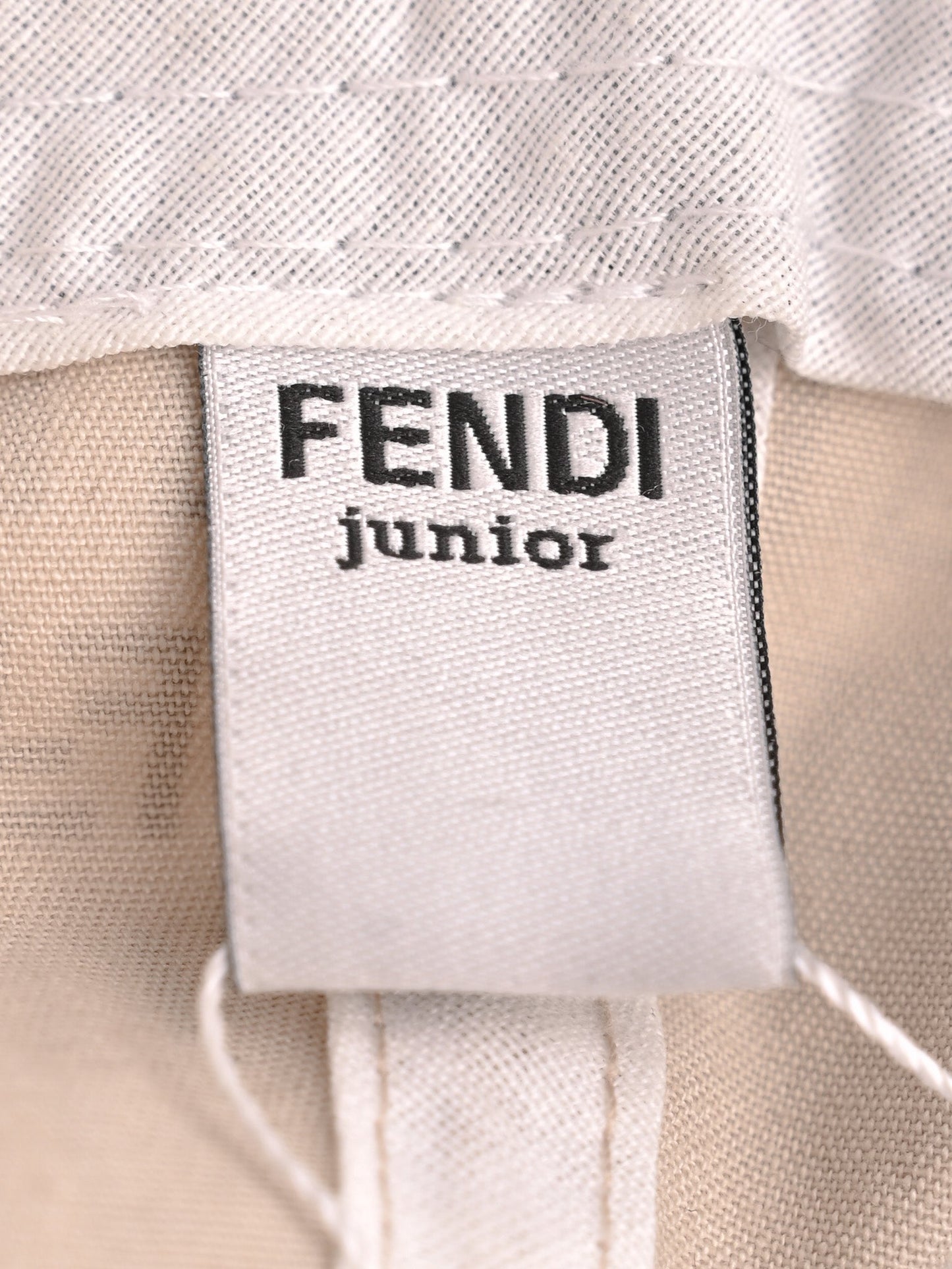 excellent fendi gray cotton baseball cap for kids with logos