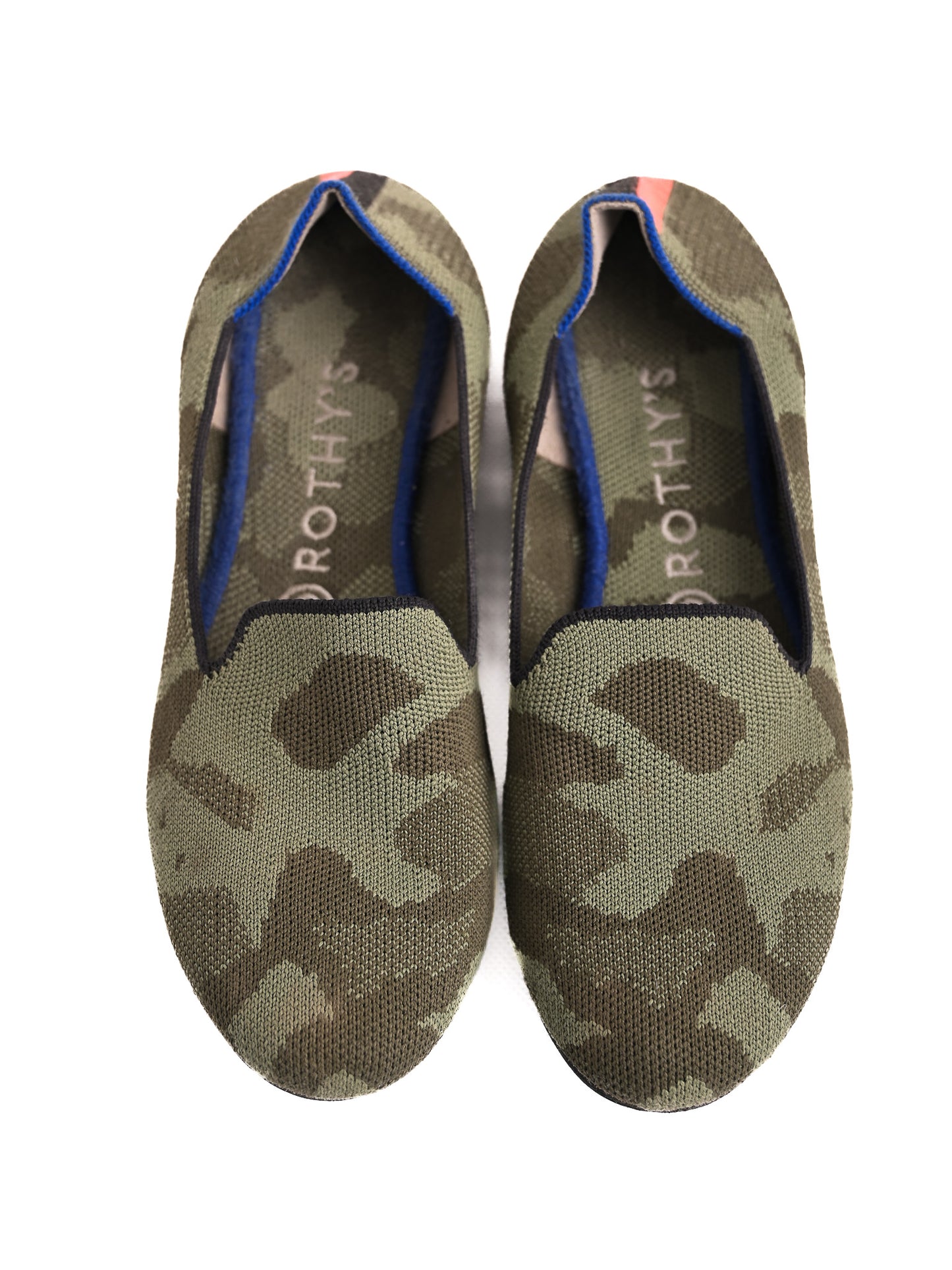 good rothy's camouflage slip-on shoes women size 37.5 combined