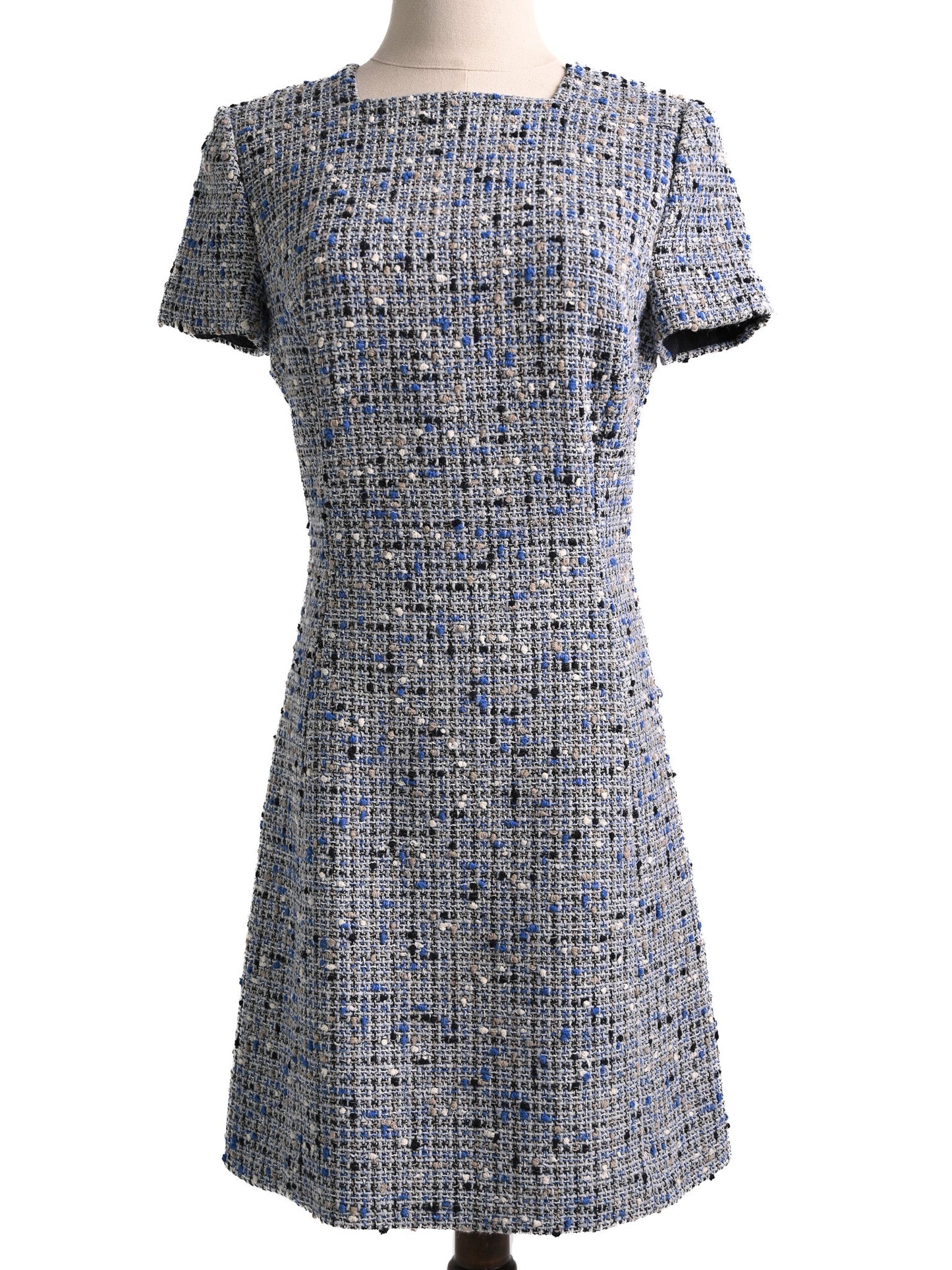 dior blue tweed dress perfect condition size xs women