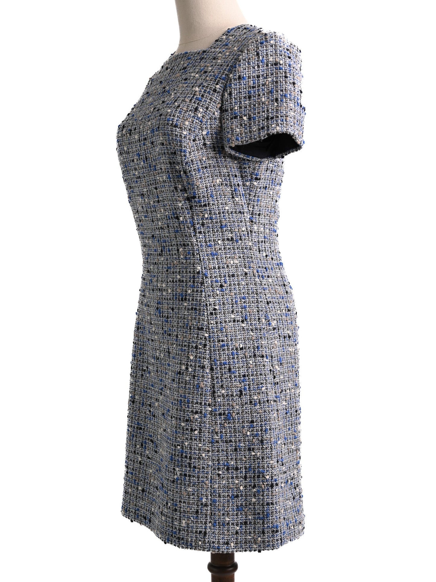 dior blue tweed dress perfect condition size xs women