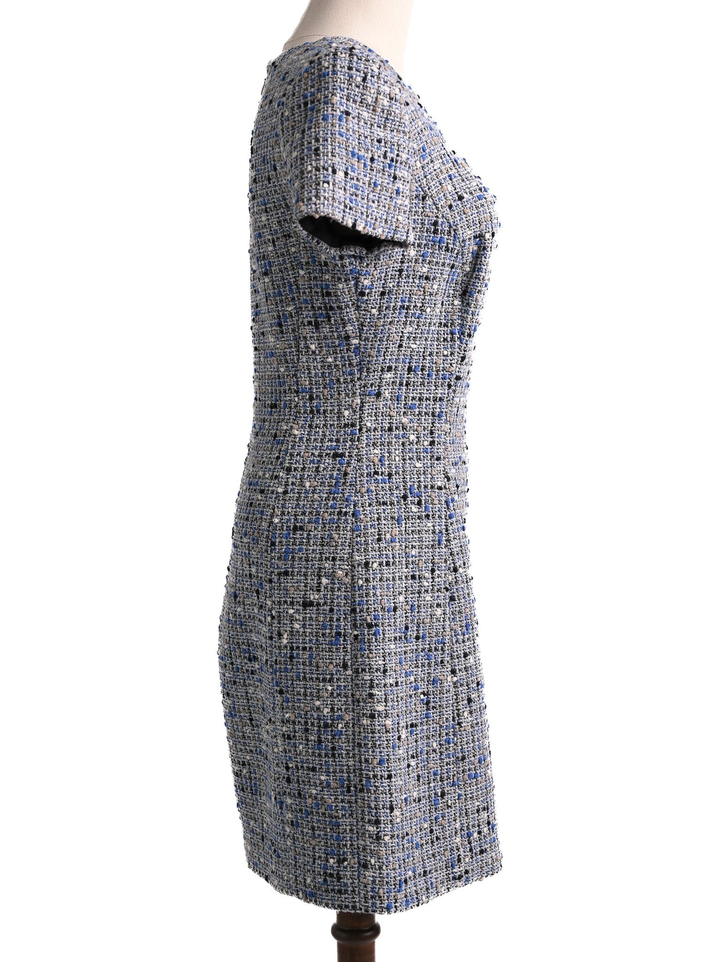 dior blue tweed dress perfect condition size xs women