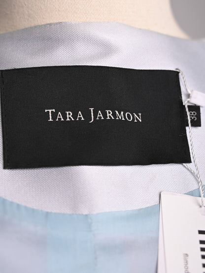 Excellent Tara Jarmon Gray Silk Women's Coat Size S