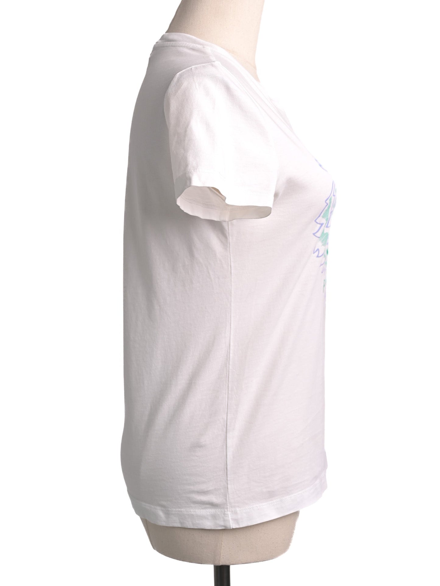 excellent kenzo tiger graphic t-shirt white cotton size xs