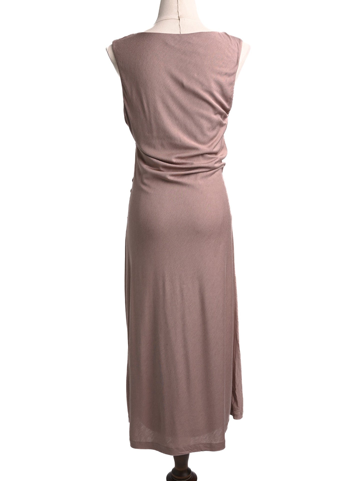 excellent ralph lauren orange cotton sleeveless dress size m