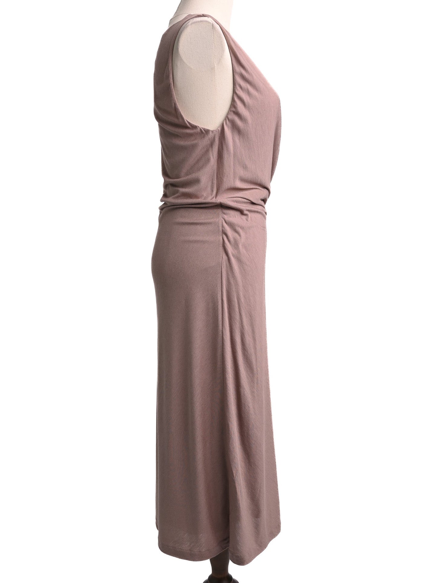 excellent ralph lauren orange cotton sleeveless dress size m