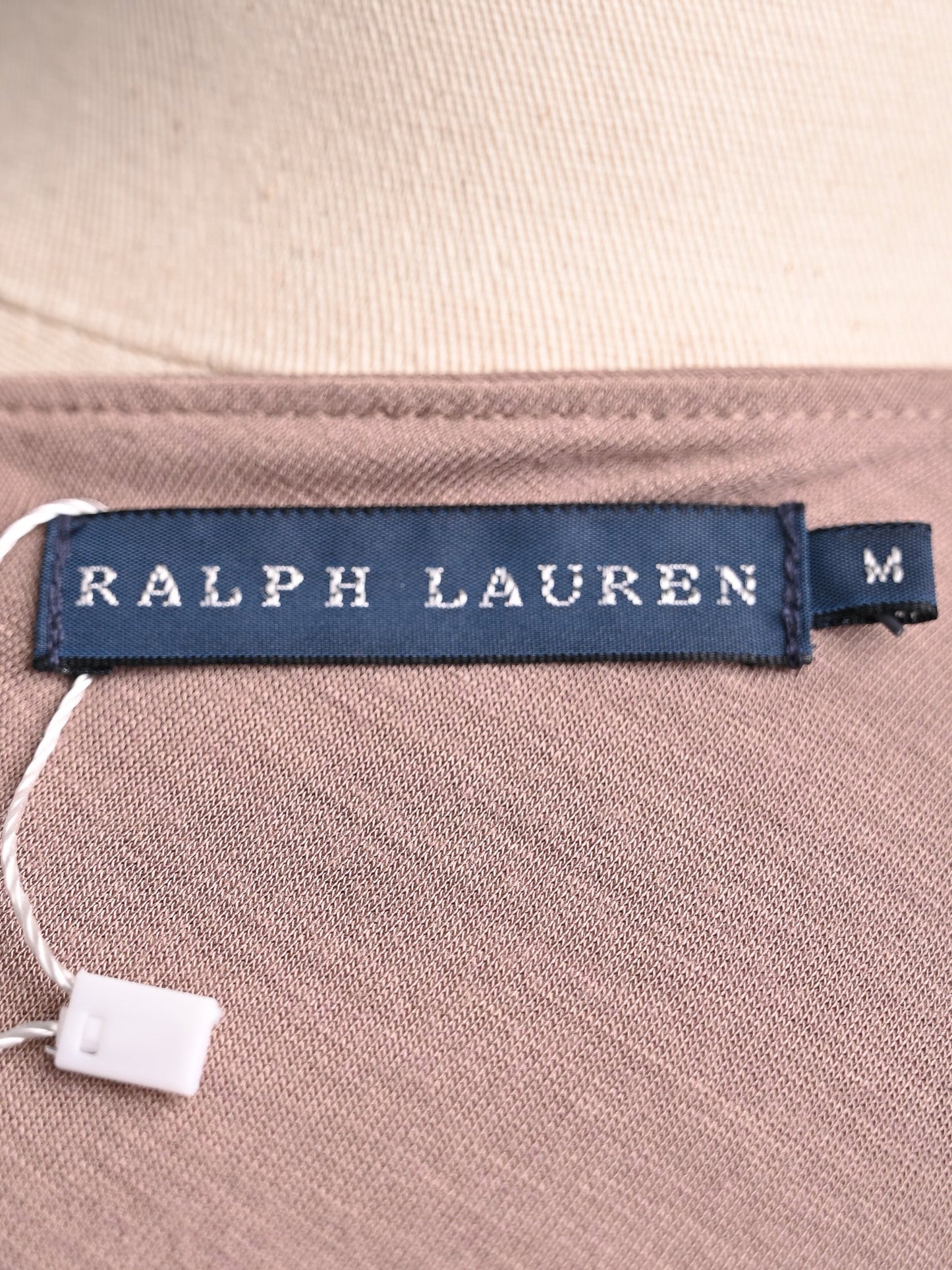 excellent ralph lauren orange cotton sleeveless dress size m