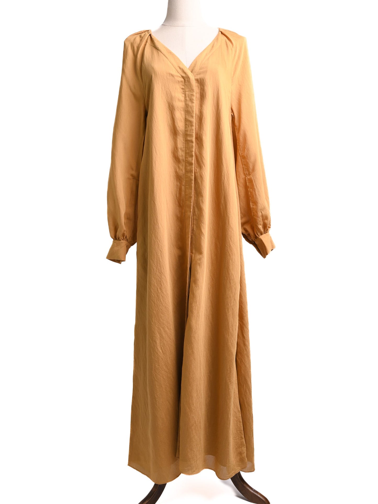 massimo dutti excellent condition orange maxi dress size s