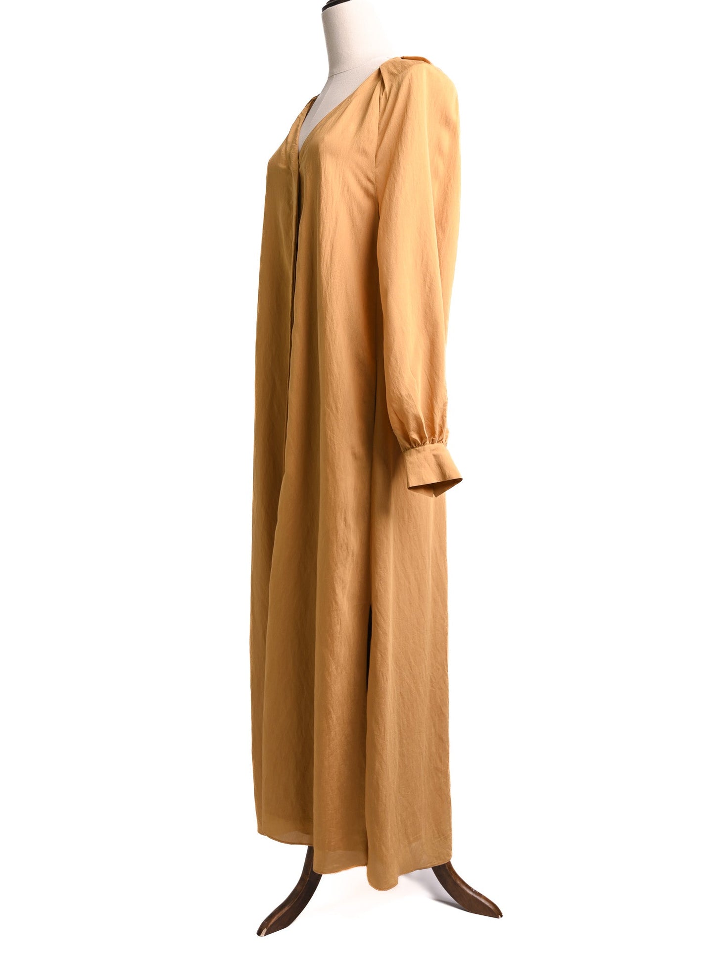 massimo dutti excellent condition orange maxi dress size s