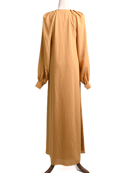 Massimo Dutti Excellent Condition Orange Maxi Dress Size S