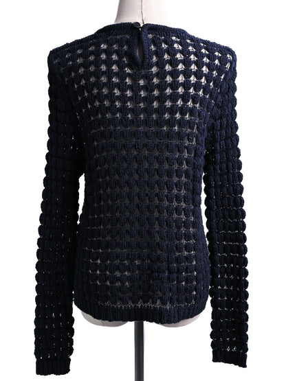 Excellent Armani Jeans Blue Wool Sweater Size XS for Women