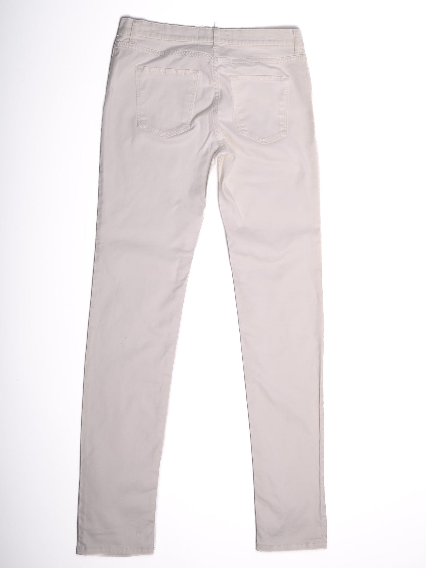 excellent emilio pucci white cotton pants size m women