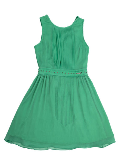 Excellent Guess Green Polyester Sleeveless Dress Size S