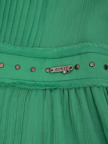 Excellent Guess Green Polyester Sleeveless Dress Size S