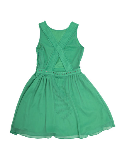 Excellent Guess Green Polyester Sleeveless Dress Size S
