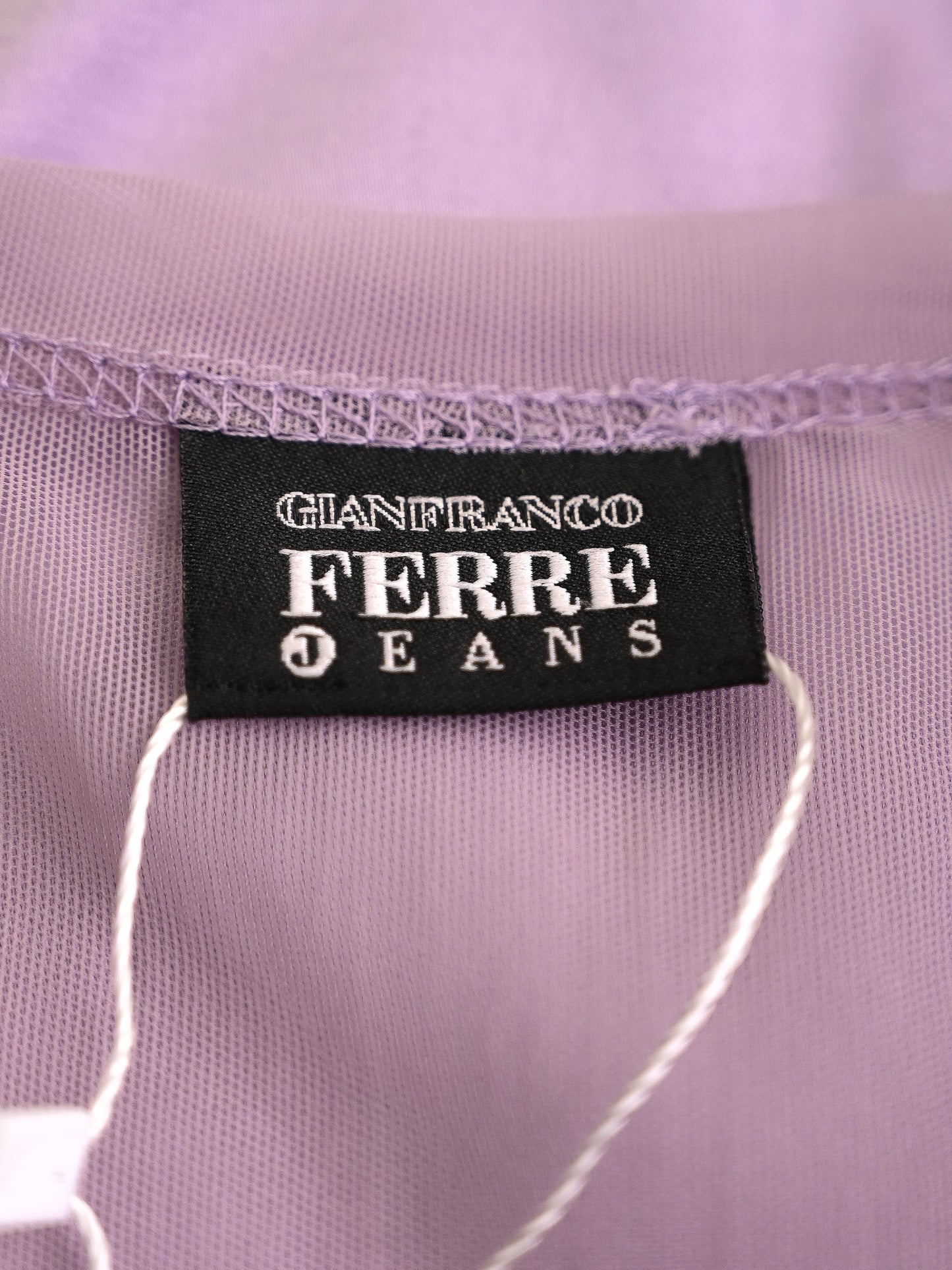 excellent gianfranco ferrè purple sleeveless top size s cotton