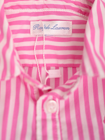 NEW Ralph Lauren Pink Striped Dress & Bloomers Set Size 2