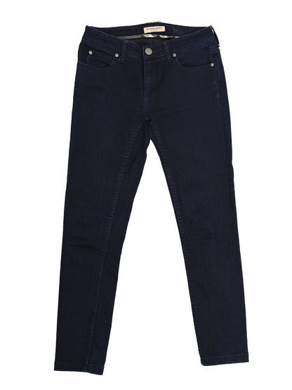 Excellent Burberry Blue Jeans Size S Women's Cotton Natural