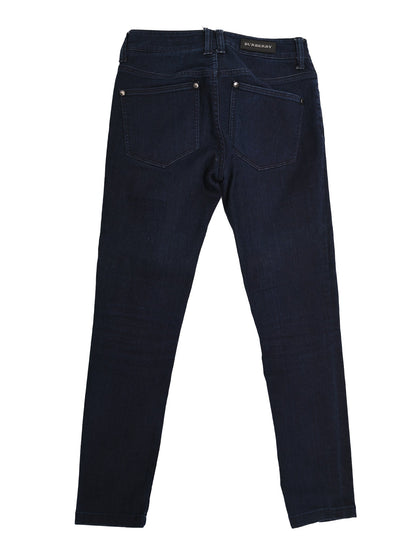 Excellent Burberry Blue Jeans Size S Women's Cotton Natural