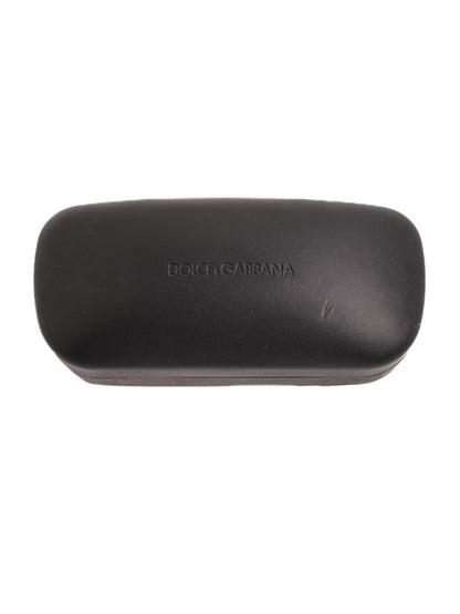 Excellent Dolce Gabbana Black Camouflage Sunglasses with Gradient Lenses