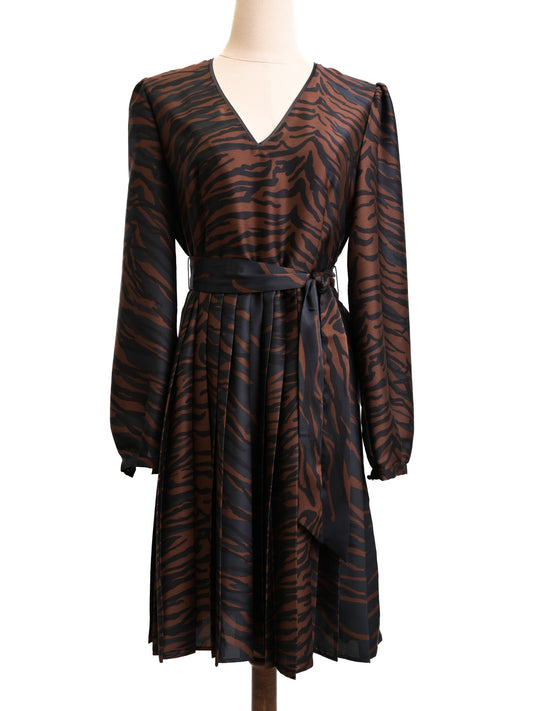 Pennyblack Women's Excellent Condition Tiger Stripe Dress Size M