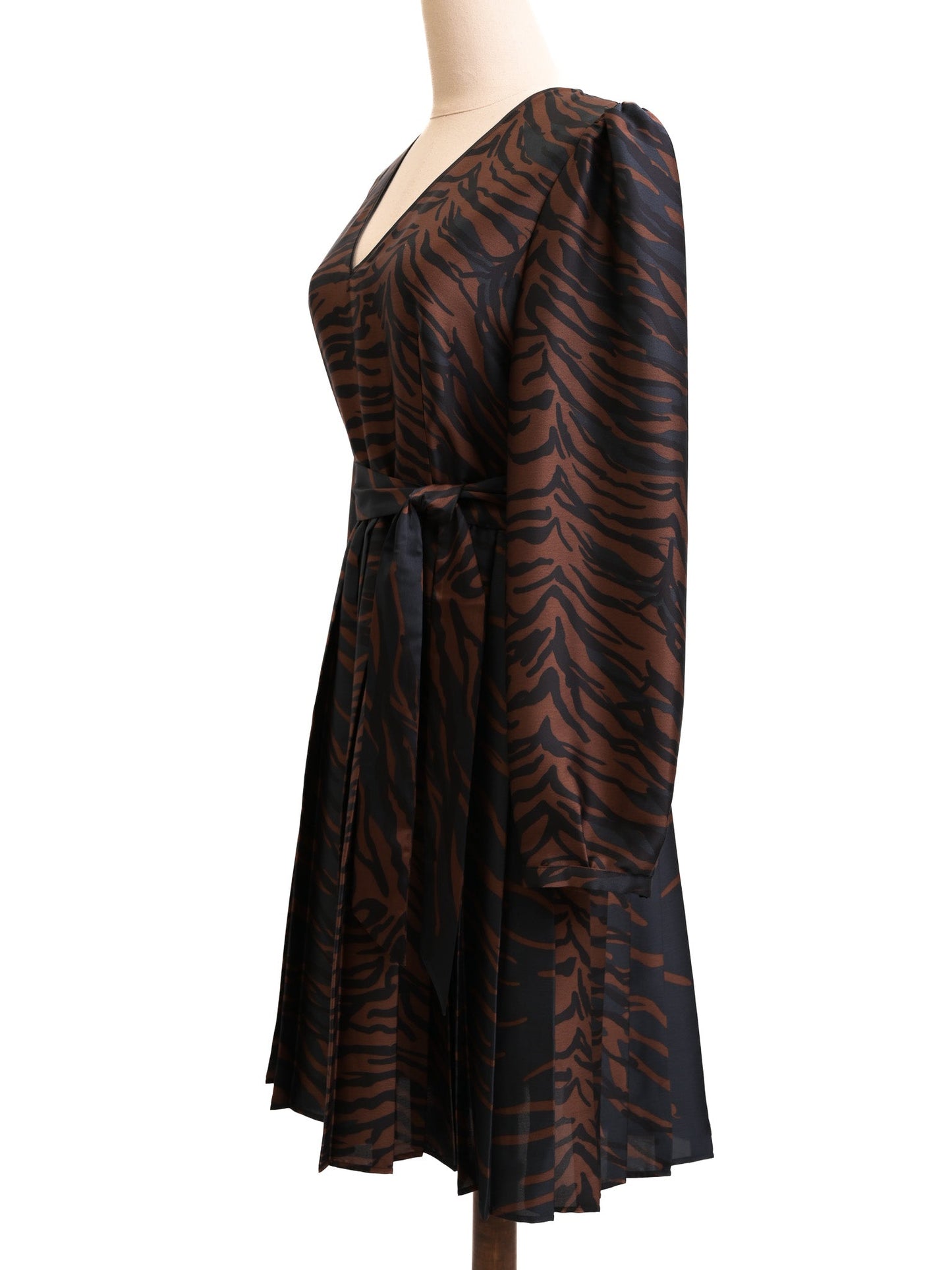 pennyblack women's excellent condition tiger stripe dress size m