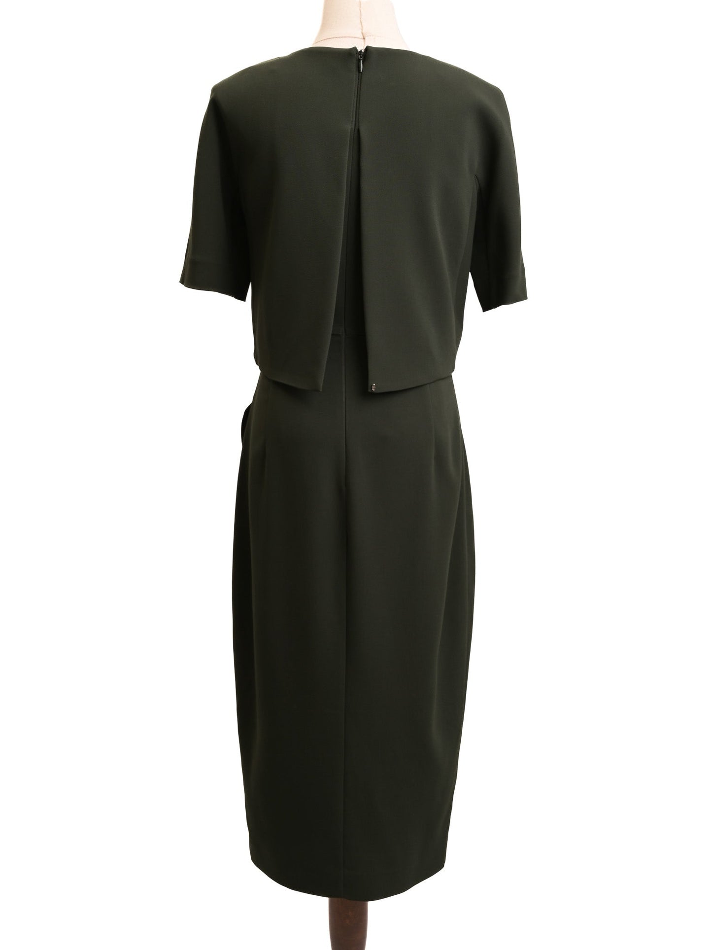 sportmax excellent condition green viscose dress size m