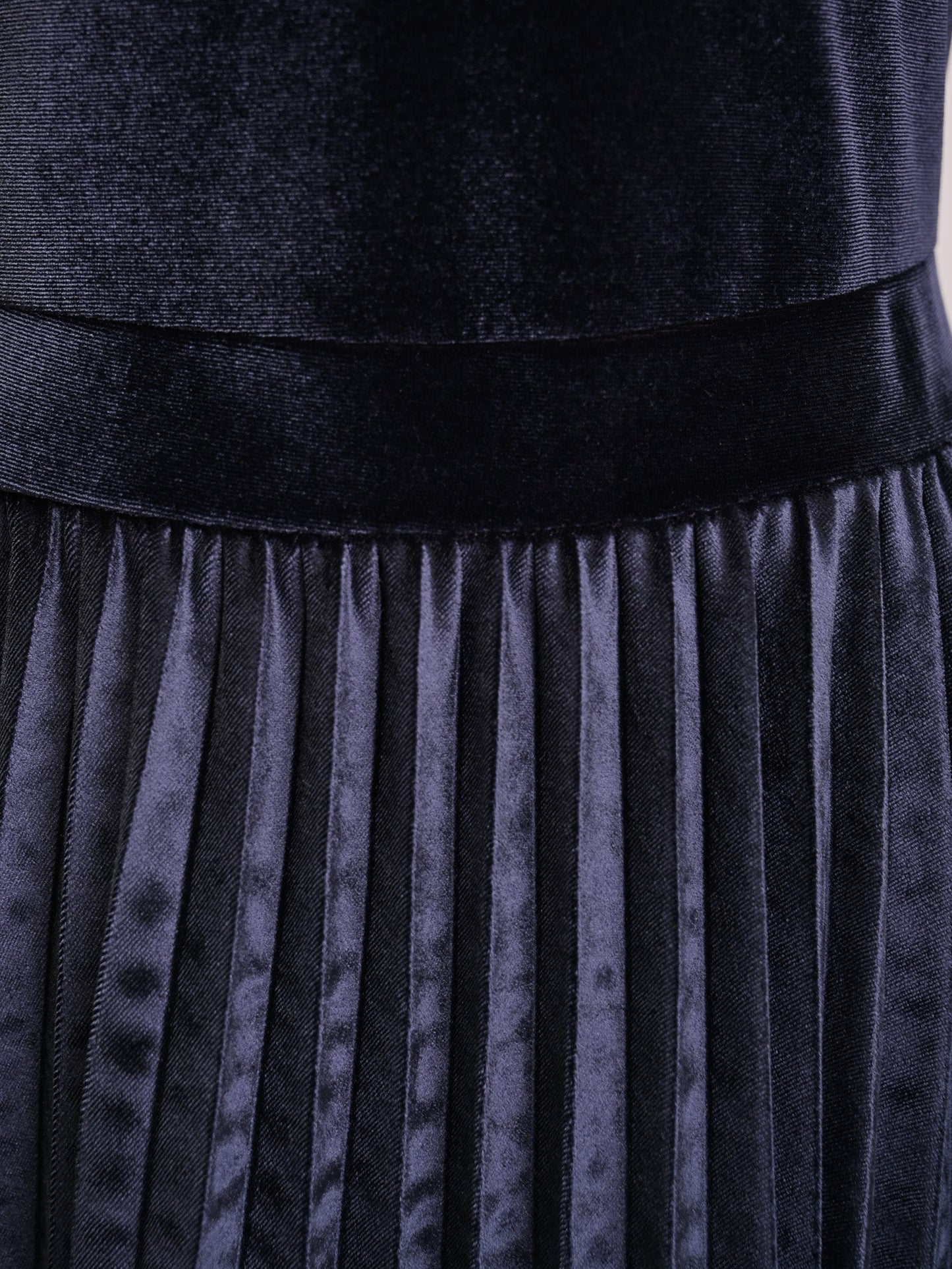 excellent maxco blue velvet long sleeve dress size m