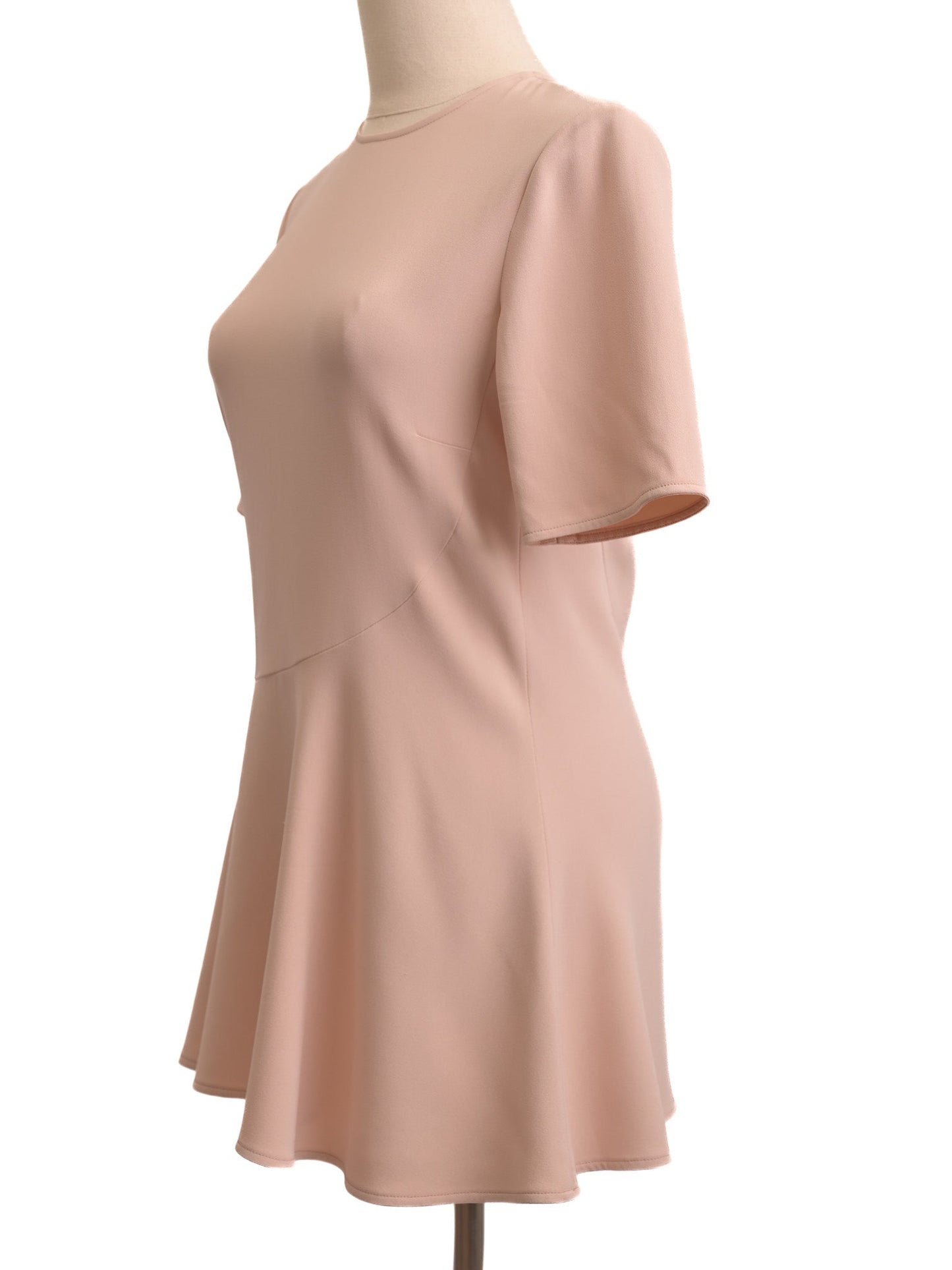 excellent stella mccartney pink peplum top size m viscose