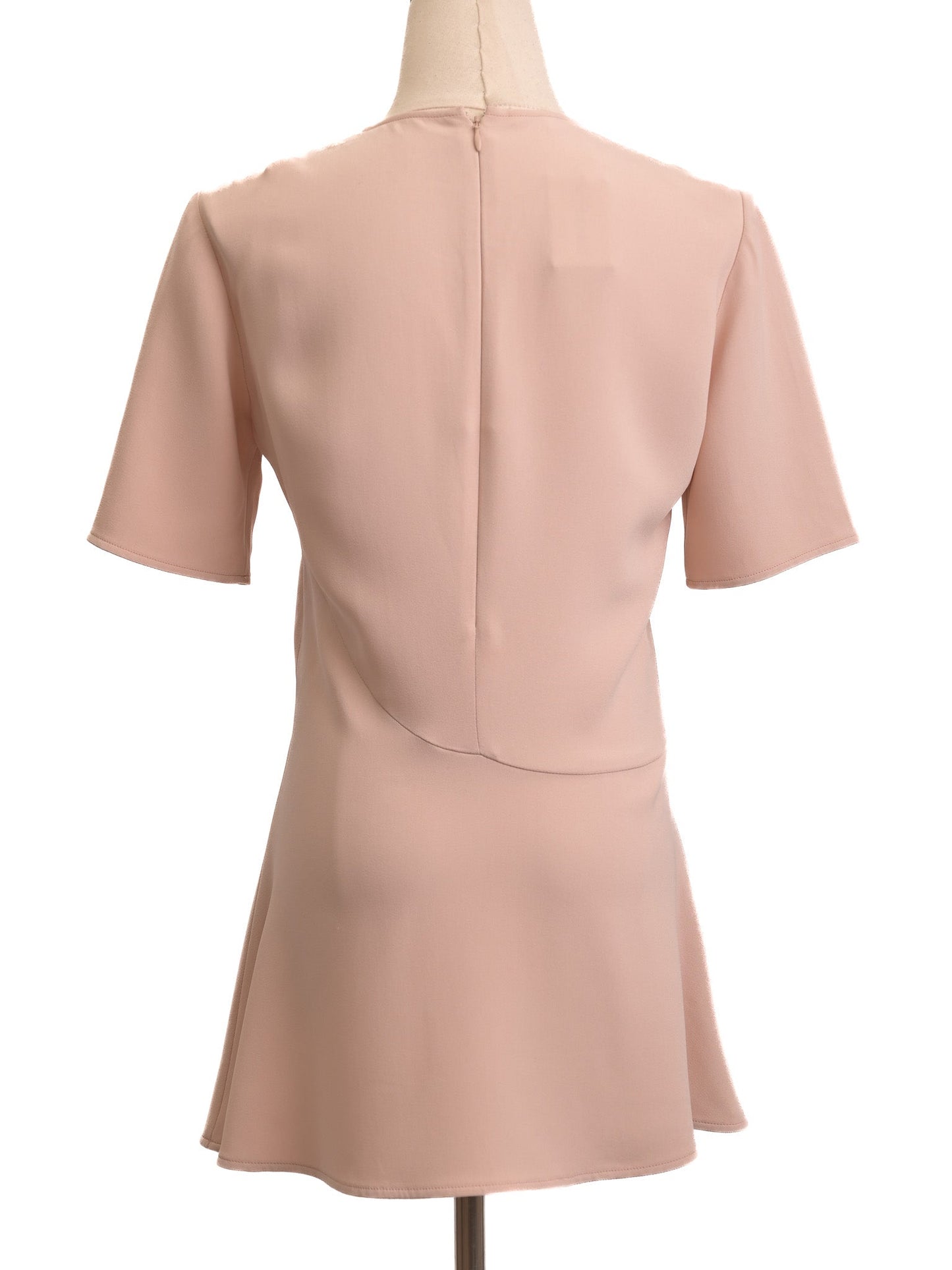 excellent stella mccartney pink peplum top size m viscose