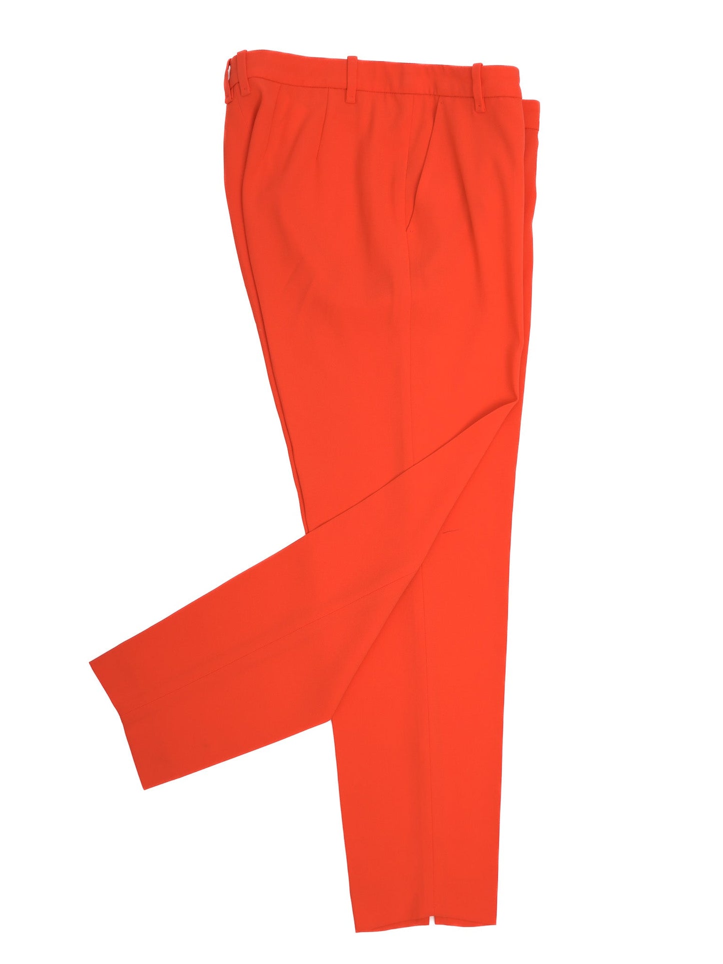 excellent marccain orange triacetate women's pants size m