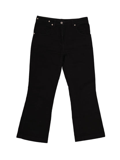 Excellent Louis Vuitton Black Cotton Jeans Size M Women's
