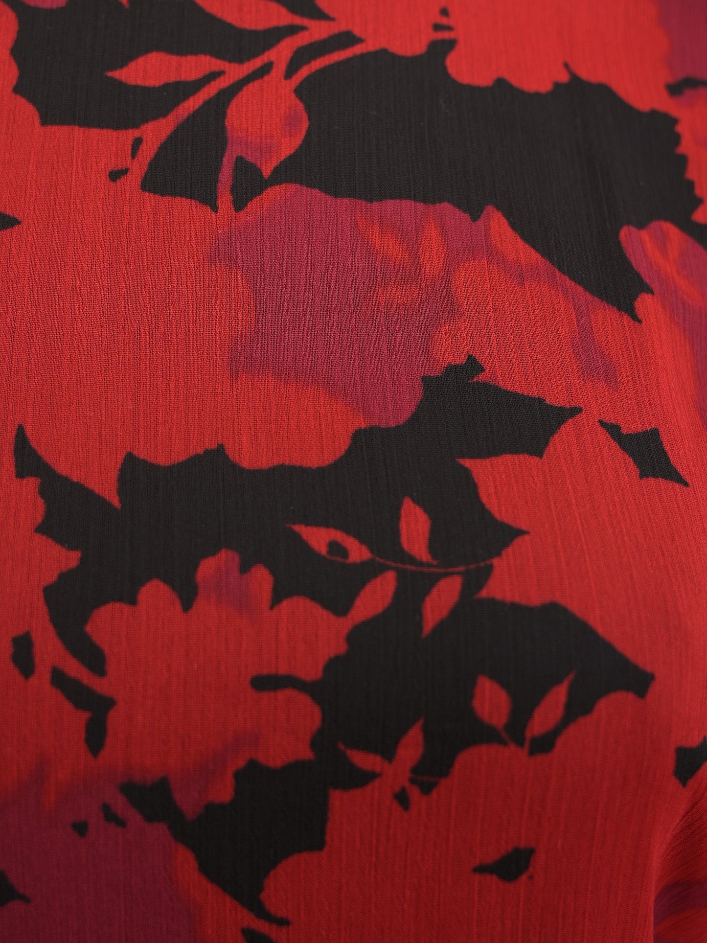 excellent calvin klein floral sleeveless dress size s black red