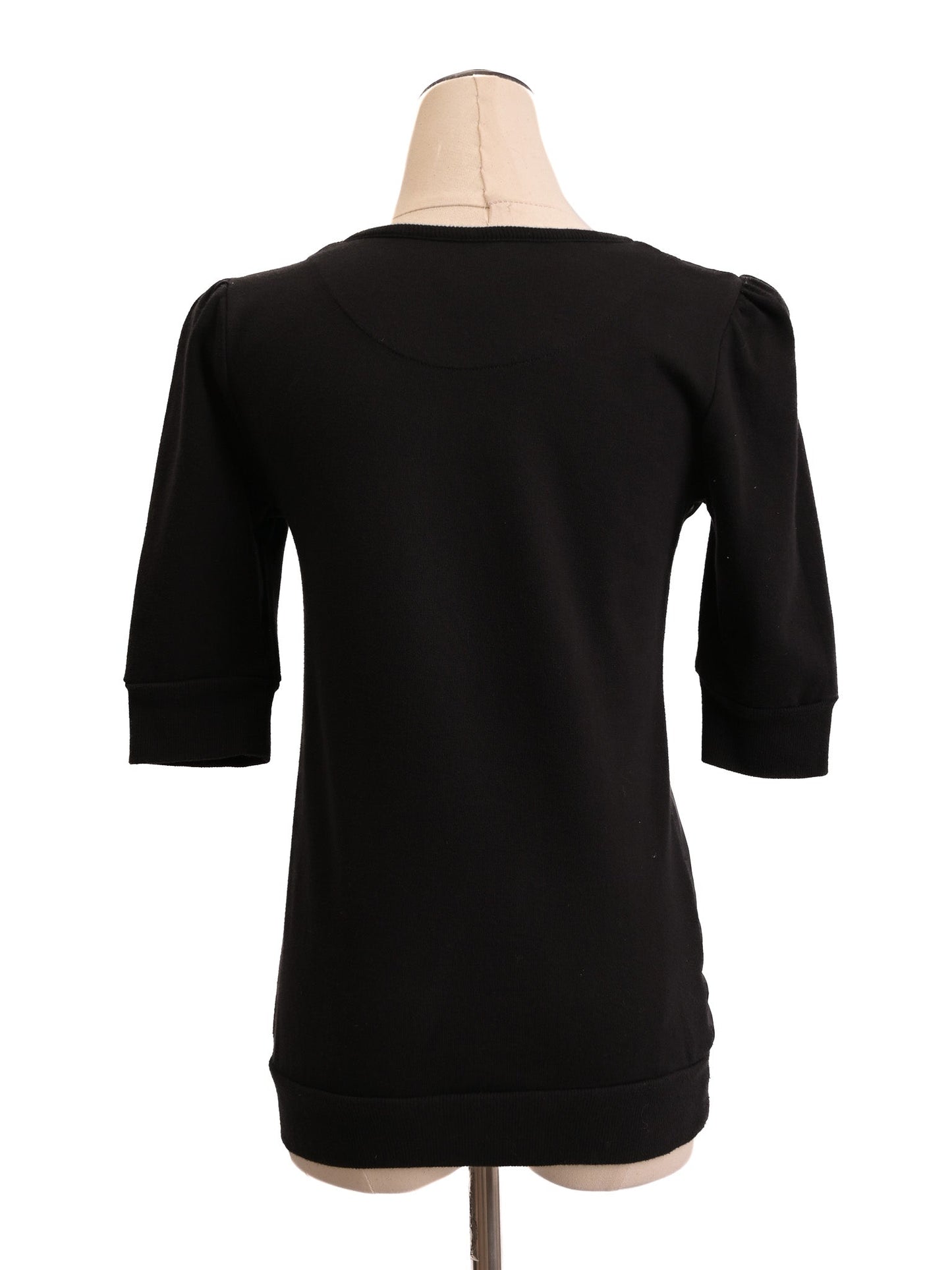 excellent ted baker black floral print top size s cotton