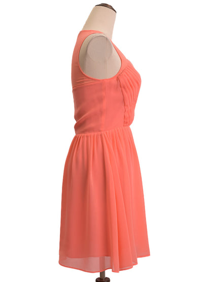 Excellent Armani Exchange Pink Silk Sleeveless Dress