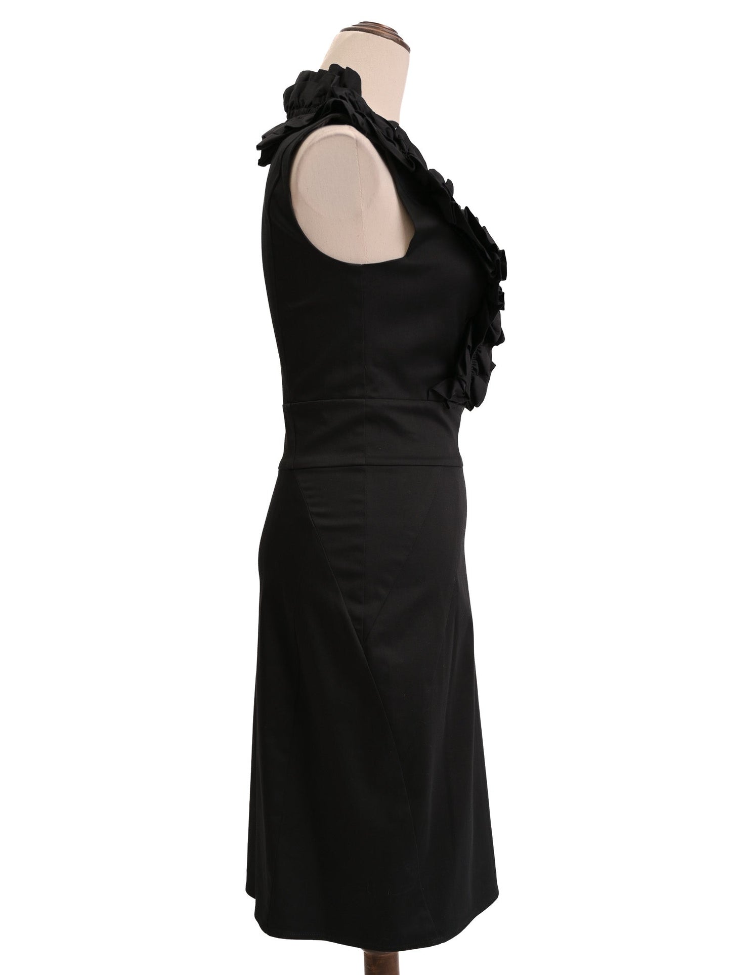 ted baker black sleeveless dress size s excellent condition