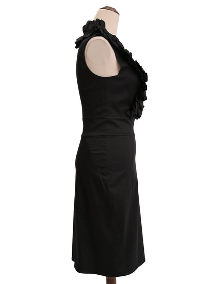 Ted Baker Black Sleeveless Dress Size S Excellent Condition