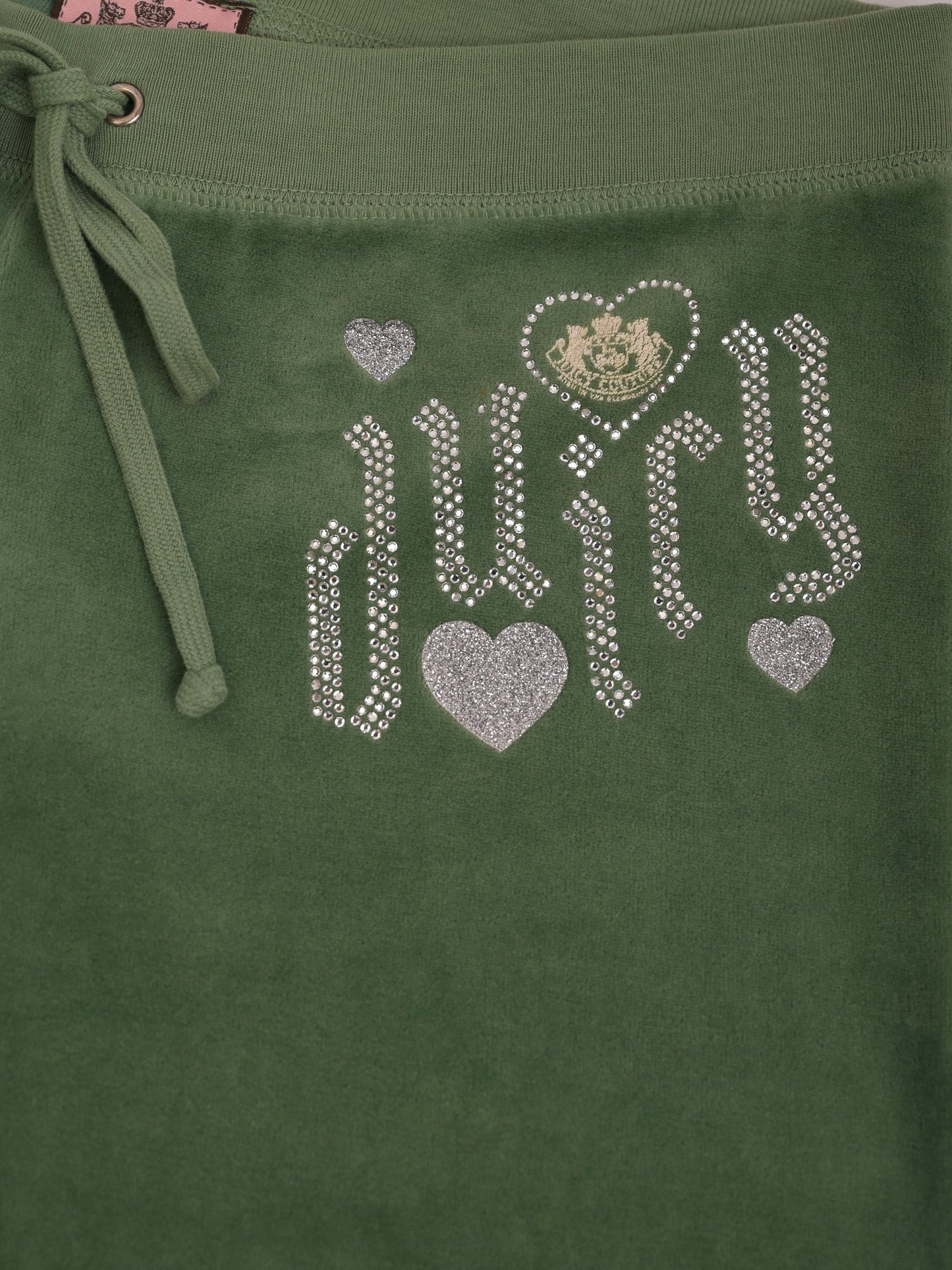 excellent juicy couture green velour tracksuit size s for women
