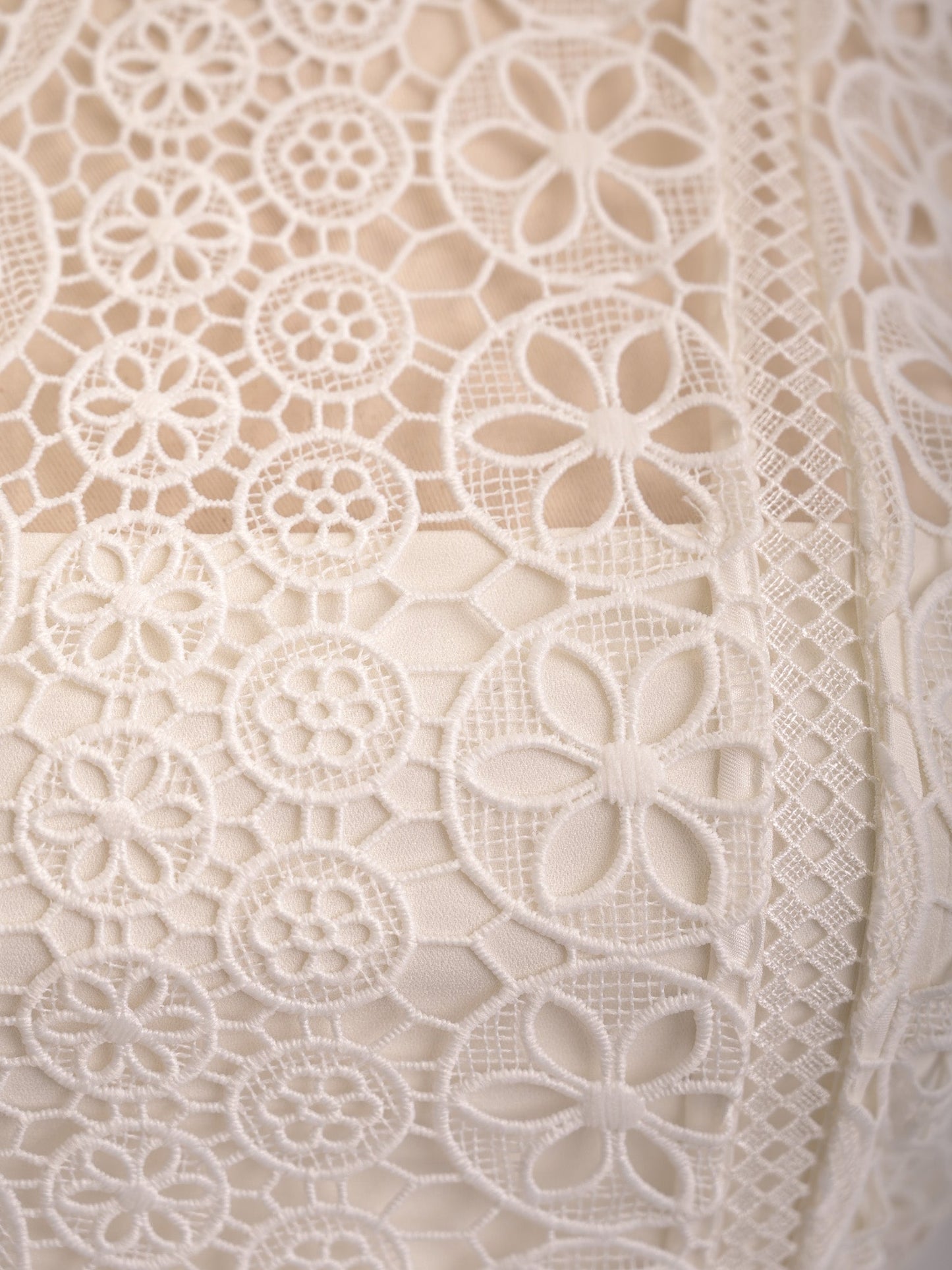 excellent rosalind white lace dress cotton sleeveless size n/a