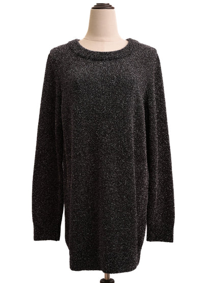 NEW Maje Purple Nylon Sweater Long Sleeve Size M