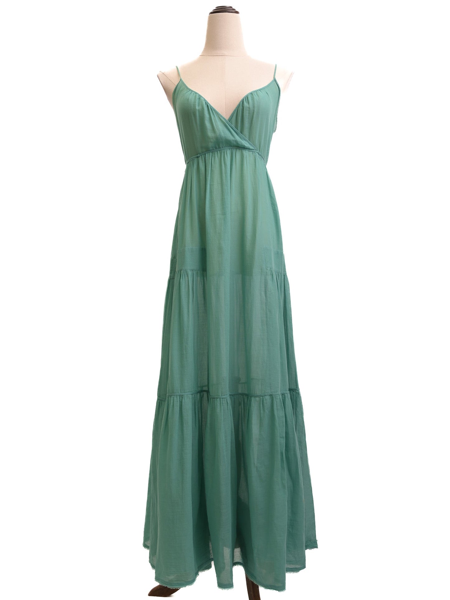 excellent antonio marras blue maxi dress size m cotton sleeveless