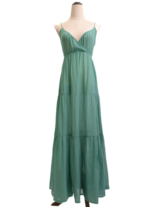 Excellent Antonio Marras Blue Maxi Dress Size M Cotton Sleeveless