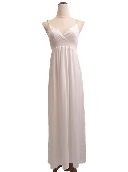 Excellent Standard James Perse White Cotton Sleeveless Dress Size S