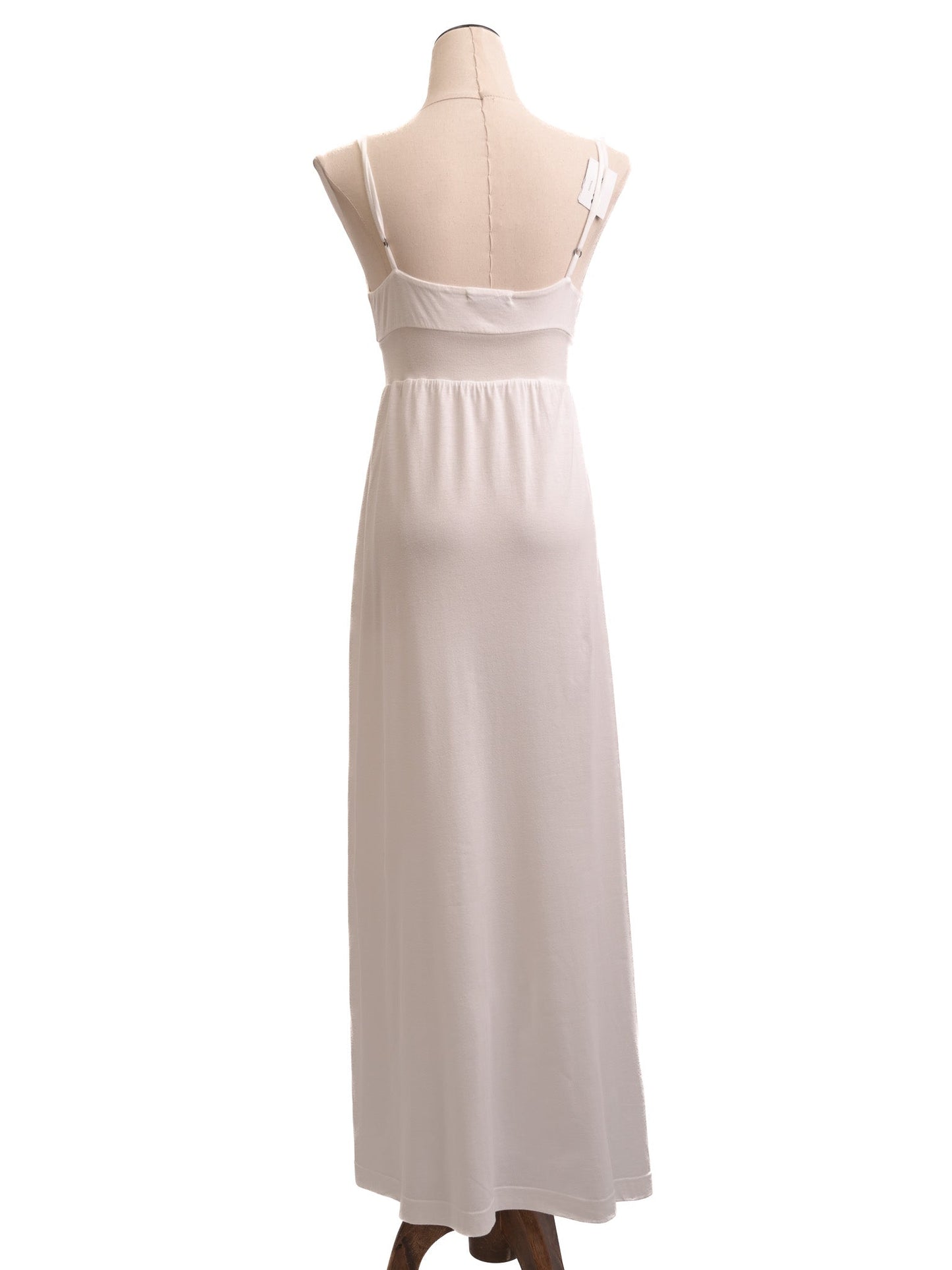 excellent standard james perse white cotton sleeveless dress size s