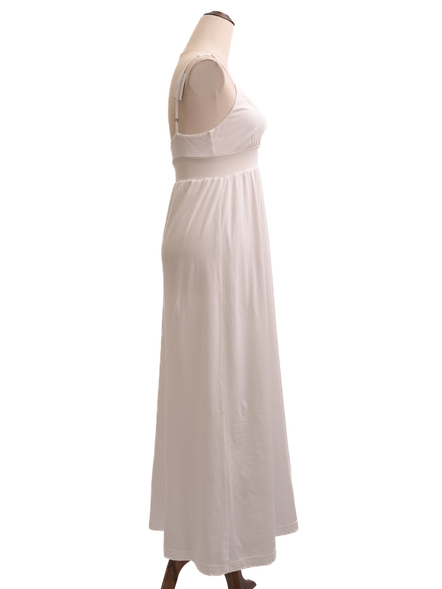 excellent standard james perse white cotton sleeveless dress size s