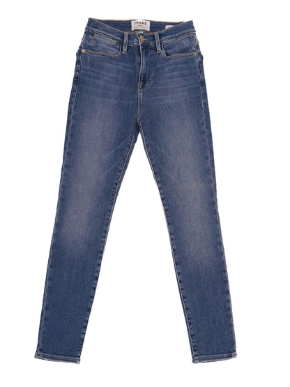 FRAME Blue Denim Jeans Skinny Fit Size S Excellent Condition