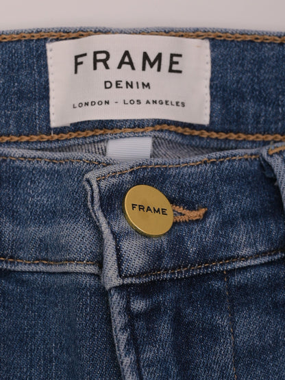 FRAME Blue Denim Jeans Skinny Fit Size S Excellent Condition