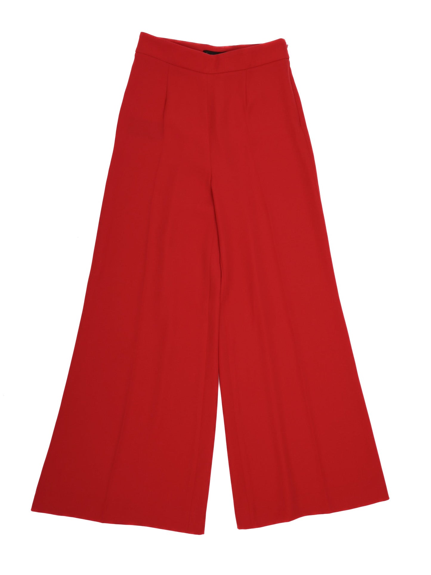 excellent carolina herrera red & white sleeveless blouse size s